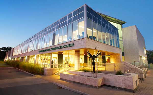 Exterior shot of Canadian Memorial Chiropractic College