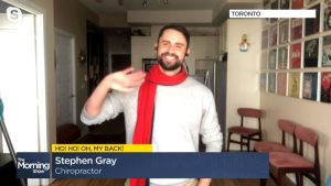 Dr. Stephen Gray on Global News' morning show