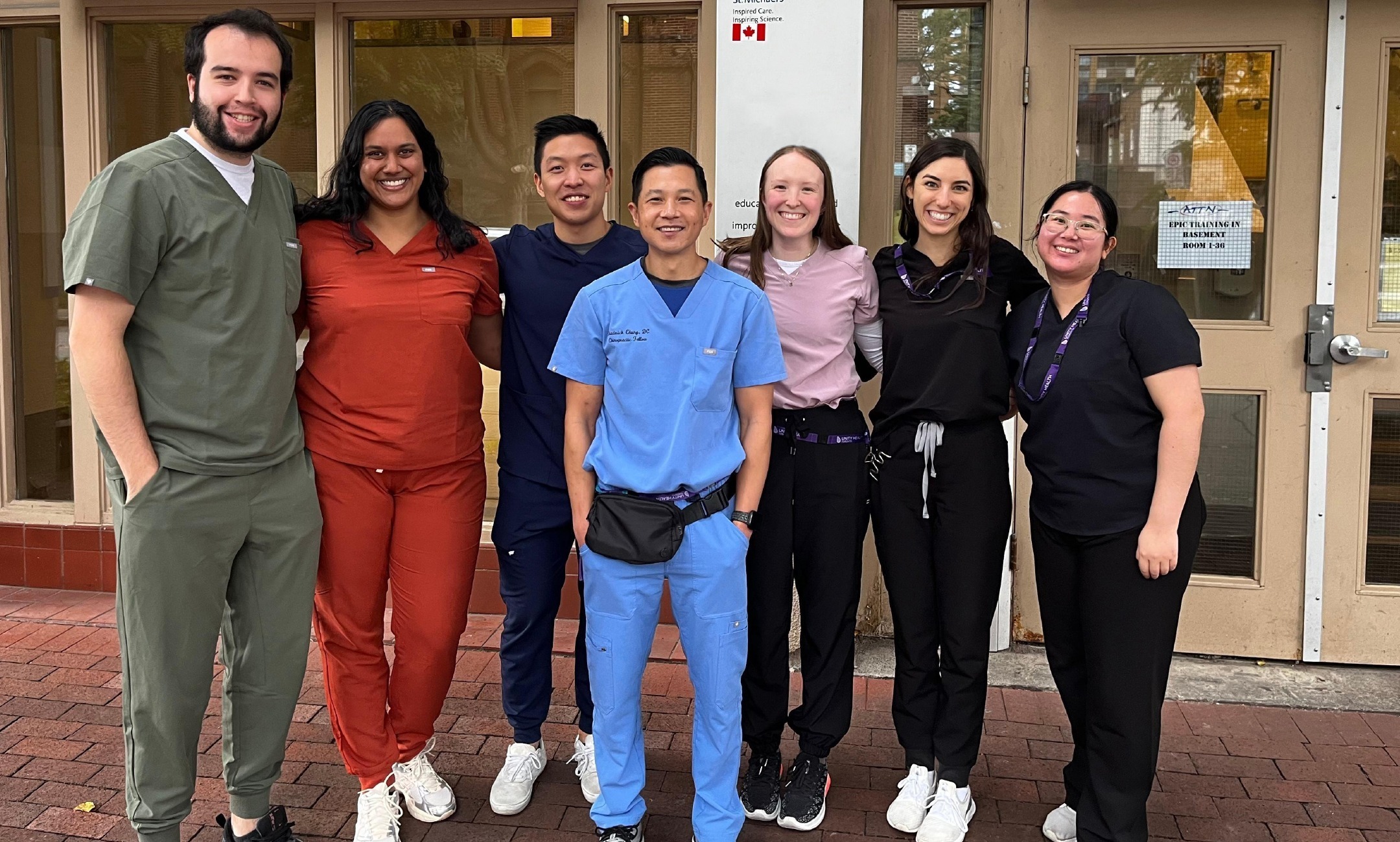 CMCC class of 2025 interns at St. Michaels Hospital