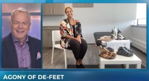 Chiropractor Dr. Nekessa Remy on Global News TV channel