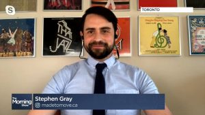 Chiropractor Dr. Stephen Gray on The Morning Show.