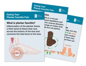 Examples of plantar fasciits social posts