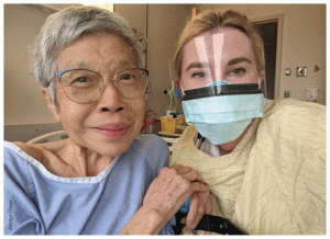 Dr. Jocelyn Chase, a geriatrician, with her patient, Ling