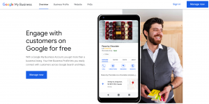 Google My Business screen 1