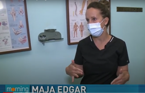 Dr. Maja Edgar, chiropractor adapting to new normal