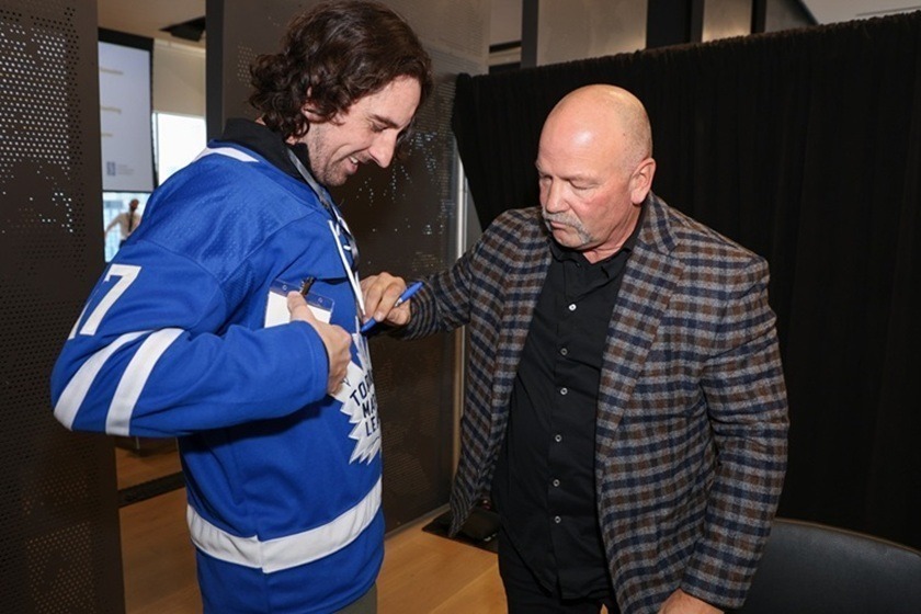 Member Recognition Day 2024 – Wendel Clark and Leafs Fan