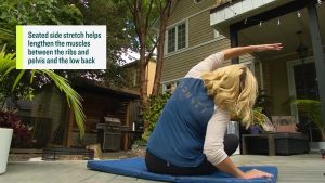 Chiropractor shows how to stretch