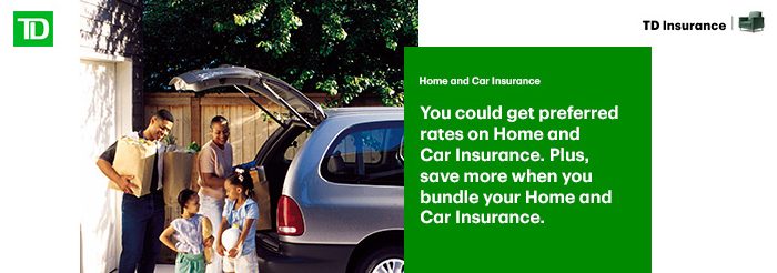 TD Home & Car Insurance Banner