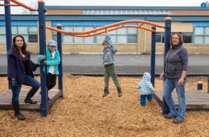 Image of parents and children at a playground - feature image for May 10 Toronto Star article.