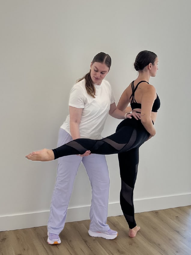 Dr. Jade Taylor with patient