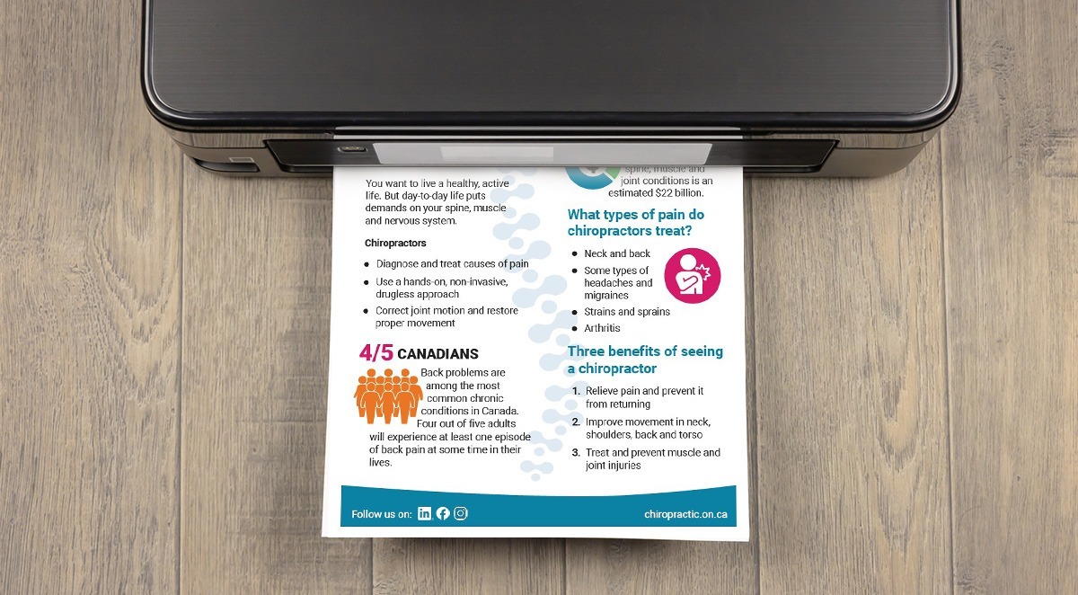 paper resource coming out of a colour printer